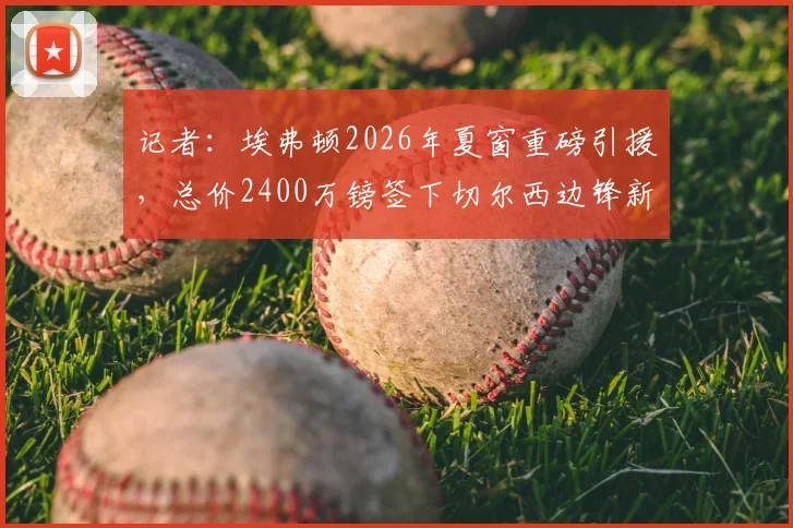 记者：埃弗顿2026年夏窗重磅引援，总价2400万镑签下切尔西边锋新星泰瑞克·乔治